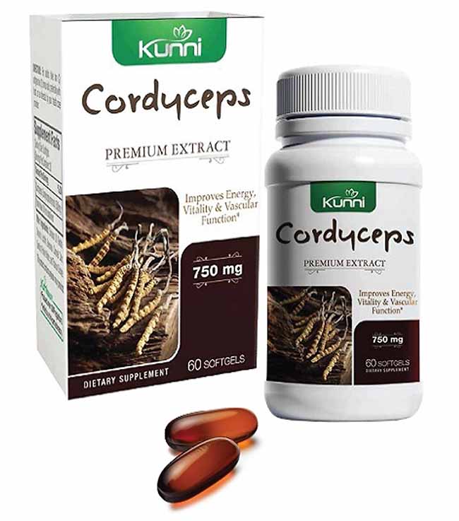 Kunni Cordyceps Premium Extract là một trong những sản phẩm ĐTHT của Mỹ được yêu thích tại nhiều nước
